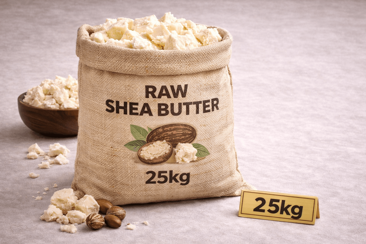 Raw Shea Butter (25kg)